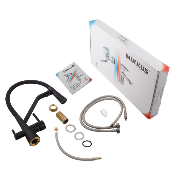 Змішувач для кухні Mixxus Premium Magnet 021 BLACK REFL.BLACK (MI6974)