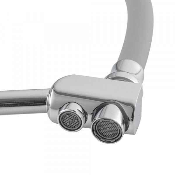 Кухонний змішувач з силік. виливом і вих. для питної води KOER KB-72003-01 (KR3375)