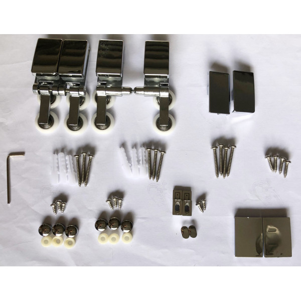 Душова кабіна без піддону Mixxus Premium Quadro SC01-90x90x195-TR Chrome прозоре скло 6мм (MI8290)