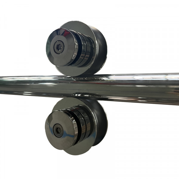 Двері в нішу Koer SR SD06-140x220-TR-01 прозоре скло Easy Clean 8мм, хром (KR5368)