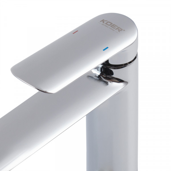 Змішувач для умивальника Koer KB-11028-01 високий (KR5293)