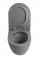 Унітаз підвісний Mixxus Premium ELLIPSE-0308-T3 GRAY 490x360x360mm система змиву TORNADO 3.0 (MP6654)