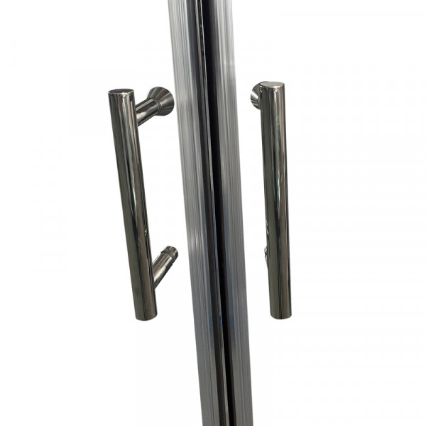 Душова кабіна без піддону Koer SR SC04-90x90x195-TR-01 прозоре скло Easy Clean 5мм, хром (KR5360)