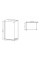 Душова перегородка Mixxus Premium FLAT SP01-140x200-TR Chrome Walk-In прозоре скло 8мм (MI6853)