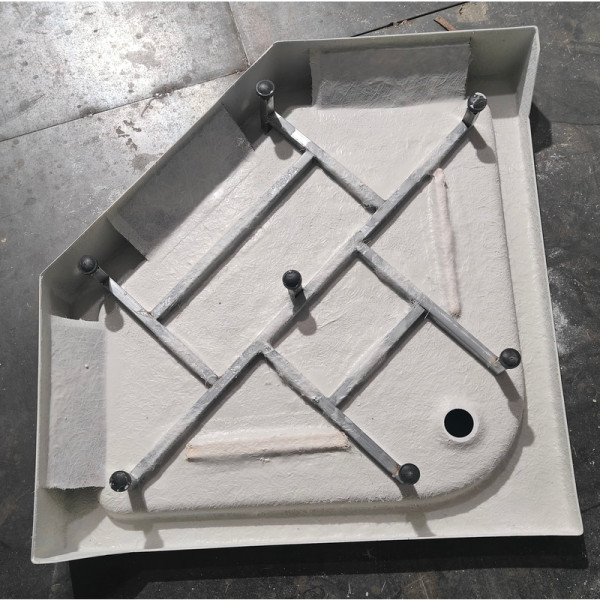 Душовий піддон з сифоном MIXXUS LINES ST01-90x90x13 п'ятикутний діаметр зливу 52 мм (MI8284)