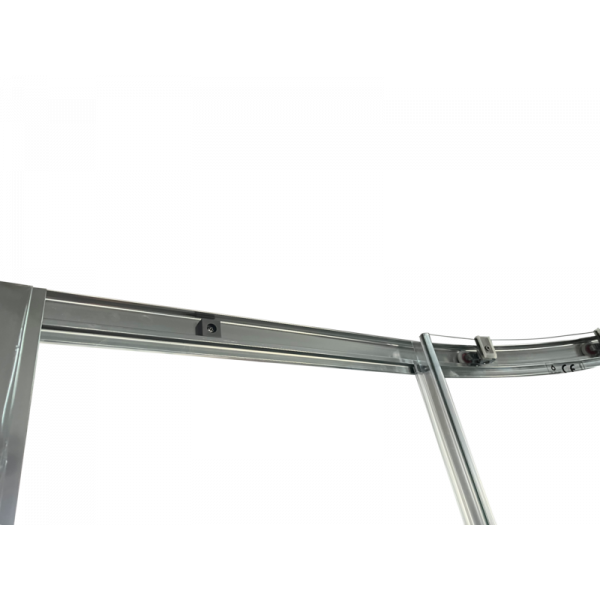 Душова кабіна без піддону Koer SR SC04-100x100x195-TR-01 прозоре скло Easy Clean 5мм, хром (KR5361)