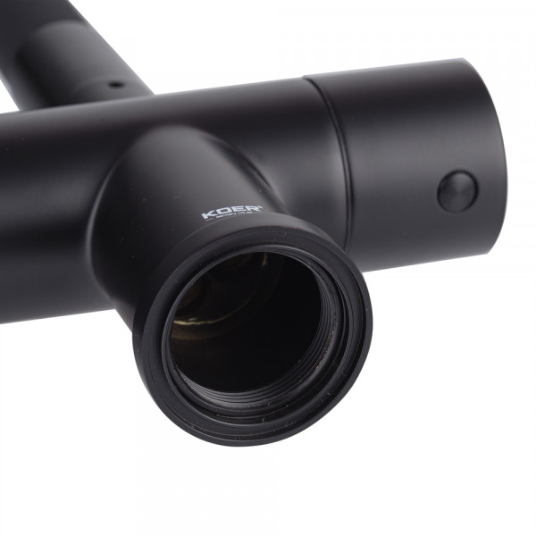 Кухонний змішувач з силік. виливом і вих. для питної води KOER KB-72002-05 (KR3384)