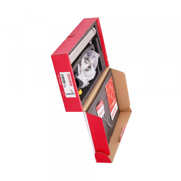 Змішувач для умивальника Koer KI-11016-02 високий (з нерж. сталі) (Колір нерж) (KR4790)