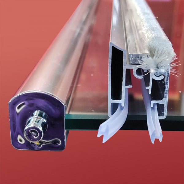 Душова перегородка Koer SR SP03-120x200-TR-01 Walk-In прозоре скло Easy Clean 8мм, хром (KR5398)