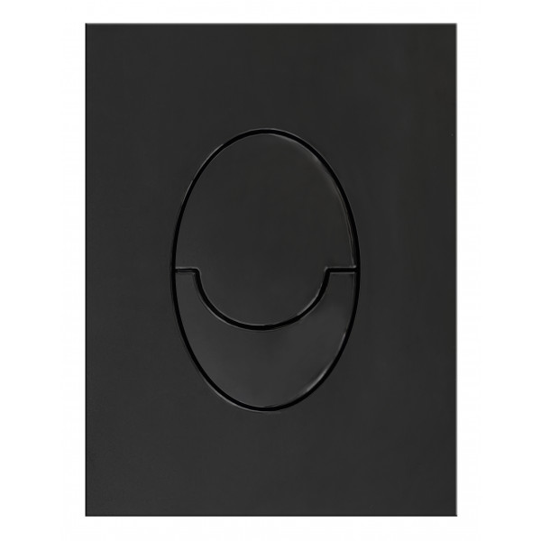 Панель змиву пластикова Koer KT-0606-05 157x198x3mm, кнопка закруглена (KR5343)