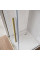 Двері у нішу Walk-In розсувні Koer SR SD07-120x200-R-TR-12 прозоре скло Easy Clean 8мм Матове золото (KR5774)