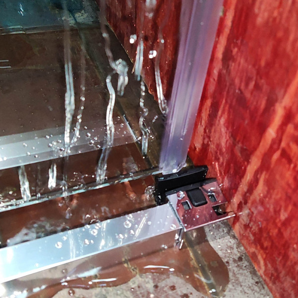 Двері в нішу Koer SR SD05-140x200-TR-01 прозоре скло Easy Clean 6мм, хром (KR5406)