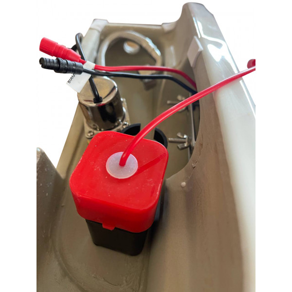 Система управління змивом пісуара Mixxus Premium BEVEL-2301 з ІЧ датчиком, батар.+адаптер 220В (MP6683)