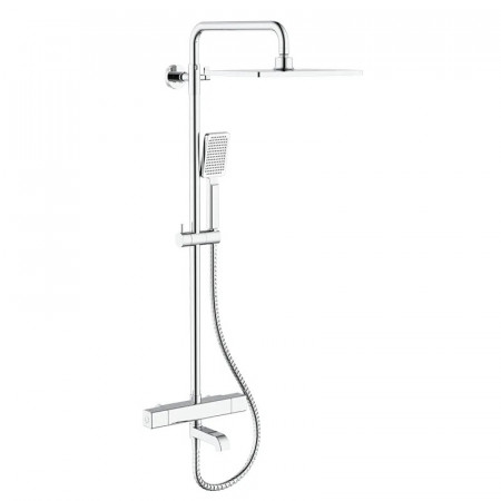 Душова колона з термостатичним змішувачем Koer KB-57011-01 (Колір хром) (KR4724)