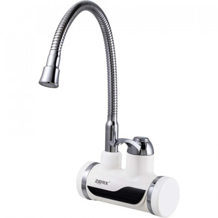 Проточний водонагрівач Zerix ELW02-EFWP (з індик. темп. і УЗО) (ZX2806)