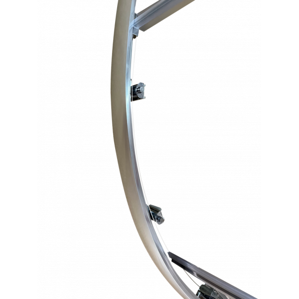 Душова кабіна без піддону Koer SR SC04-90x90x195-TR-01 прозоре скло Easy Clean 5мм, хром (KR5360)