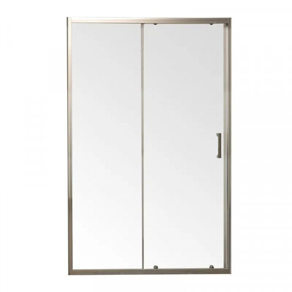 Двері у нішу розсувні MIXXUS PREMIUM DIVERSE SD01-100x185-TR CHROME прозоре скло 5мм (MI7165)