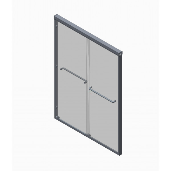 Двері в нішу Koer SR SD03-140x200-TR-01 прозоре скло Easy Clean 8мм, хром (KR5385)