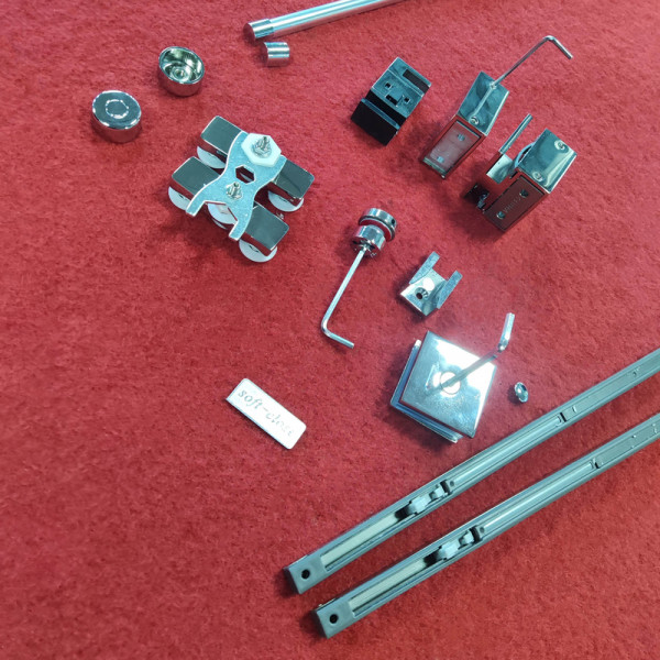 Двері в нішу Koer SR SD02-140x200-TR-01 прозоре скло Easy Clean 8мм, хром (KR5383)