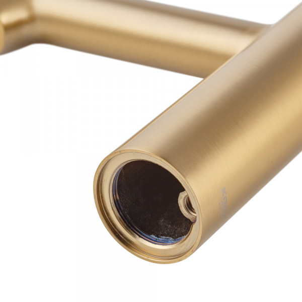 Смеситель для умывальника Koer KB-10029-12 Цвет матовое золото (KR5501)