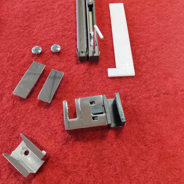 Двері в нішу Koer SR SD01-140x200-TR-01 прозоре скло Easy Clean 8мм, хром (KR5380)