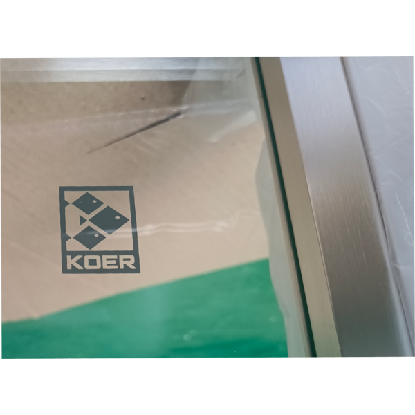 Душова кабіна без піддону Koer SR SC04-90x90x195-TR-02 прозоре скло Easy Clean 5мм SS Color (KR5682)
