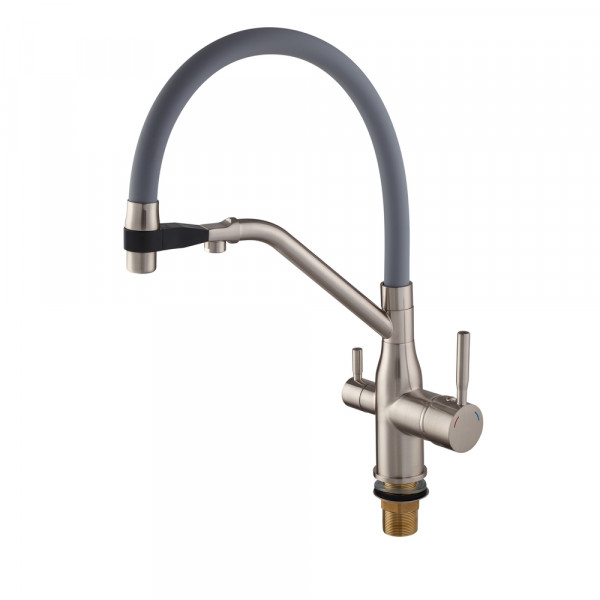 Змішувач для кухні MixxusPremium Gravity 021 SS COLOR REFL.GREY (MI6980)