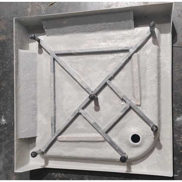 Душовий піддон з сифоном MIXXUS CUBIC ST01-90x90x13 квадратний діаметр зливу 52 мм NEW (MI8371)