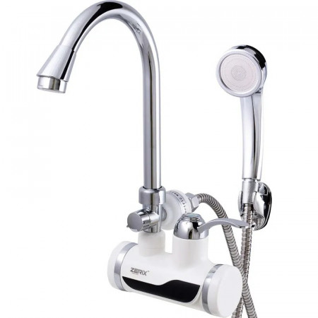 Проточний водонагрівач Zerix ELW08-EW (з індик. темп.) (ZX2788)