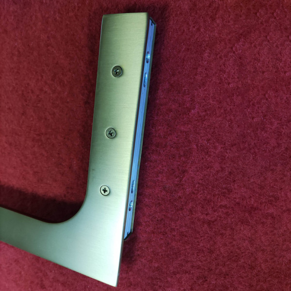 Душова перегородка Koer SR SP02-100x200-TR-12 Walk-In проз.скло Easy Clean 8мм, матове золото (KR5396)