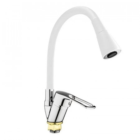 Змішувач для кухні Mixxus Dany 011 (NUT) REFL.WHITE (без підведення) (MI6576)