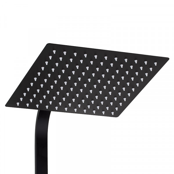 Душова колона із змішувачем Mixxus KUB-007-J Black з нерж. сталі SUS304 (MI6097)