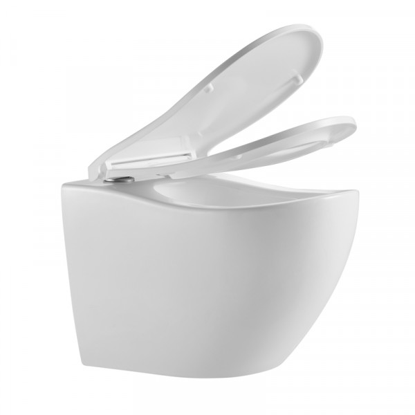 Унітаз підвісний ергономічний Koer TT-0101-T3 520x360x360mm система змиву TORNADO 3.0 (KR5615)