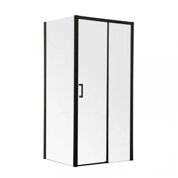 Душова кабіна без піддону Mixxus Premium DIVERSE SC03-100x80x195-TR Black прозоре скло 6мм (MI6866)