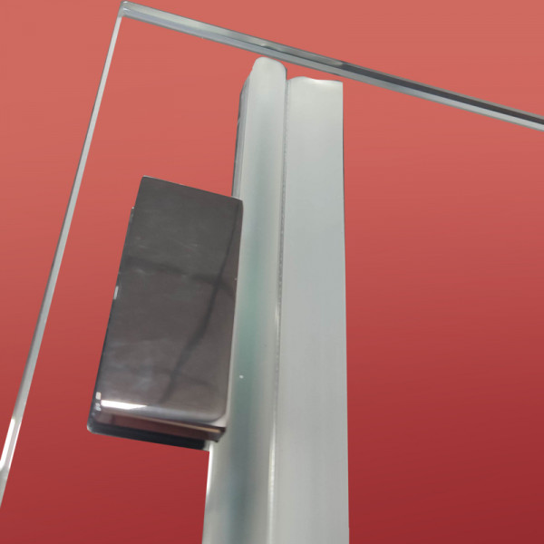 Бічна стінка до кабіни Koer SR SW01-90x200-TR-01 прозоре скло Easy Clean 8мм, хром (KR5381)