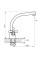 Смеситель для кухни Zerix TLD 827 (ZX0081)