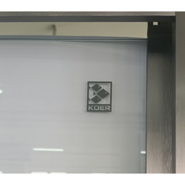 Душова кабіна без піддону Koer SR SC09-90x90x200-R-TR-07 прозоре скло Easy Clean 6мм Графіт (KR5772)