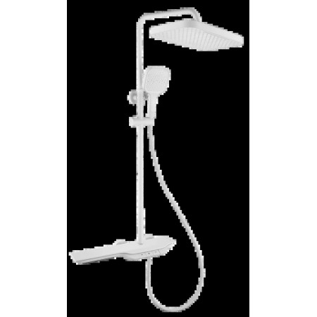 Душова колона з термостатичним змішувачем Mixxus Premium SPACE-009-J White, 3 режими (MI6543)