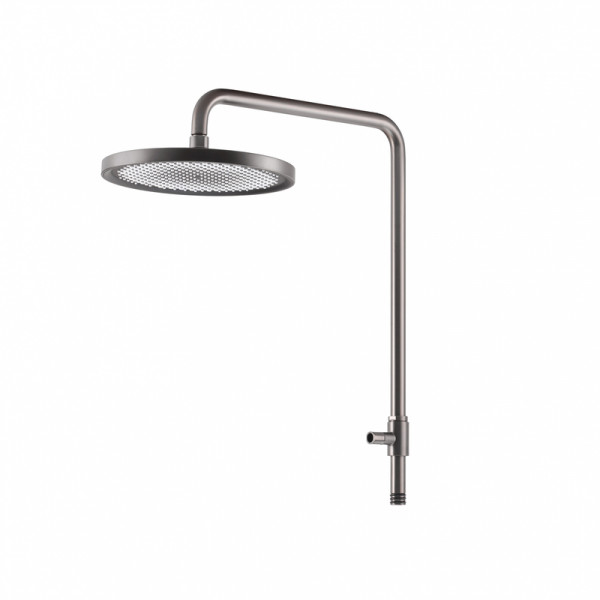 Душова колонна з термостатичним змішувачем Koer KB-57029-07 3 функції, колір графіт (KR5498)