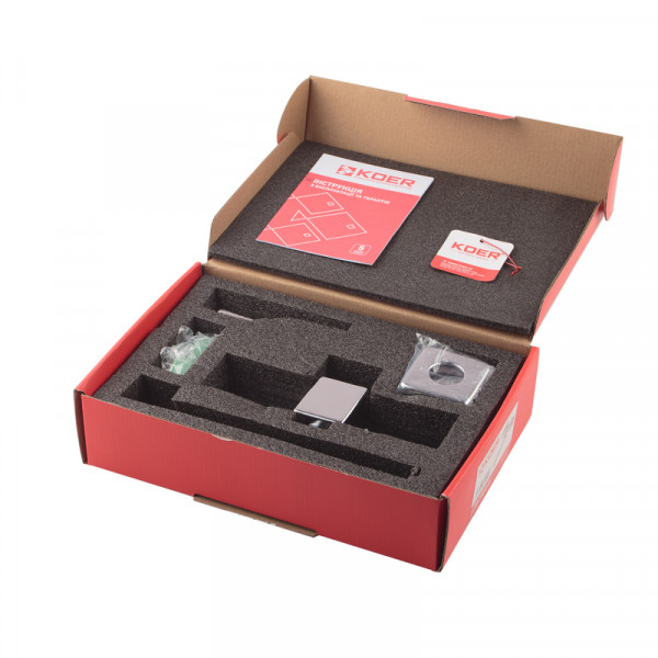 Змішувач для кухні настінний Koer KB-73010-01 (Колір хром) (KR3490)