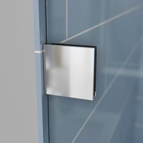 Двері в нішу Koer SR SD06-120x220-TR-01 прозоре скло Easy Clean 8мм, хром (KR5367)