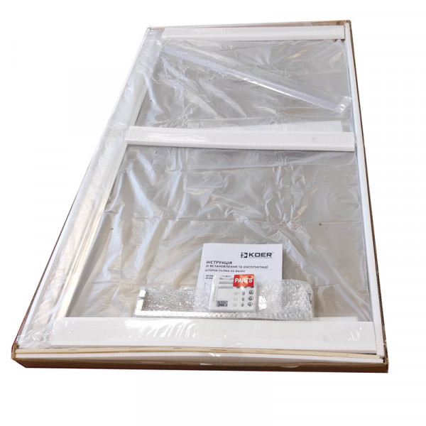 Шторки скляні на ванну Koer SR BS02-80x140-TR-01 прозоре скло 6мм, хром (KR5401)