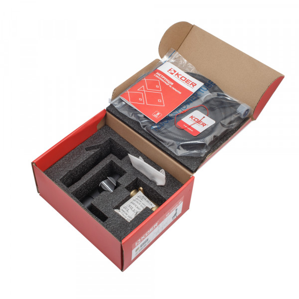 Змішувач для гігієнічного душу Koer KB-23029-05 Колір чорний (KR5493)