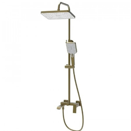 Душова колона зі змішувачем HAIBA GAUDI 009-J BRUSHED GOLD (HB9584)