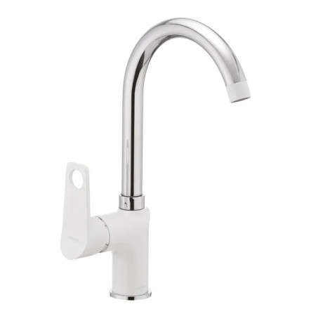 Кухонний змішувач білий Mixxus Dallas 014 (MX0030)