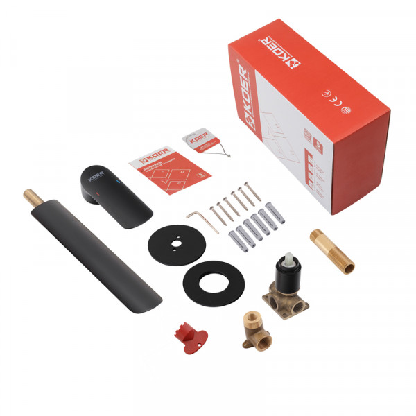 Смеситель для умывальника Koer KB-16028-05 встраиваемый (KR5298)