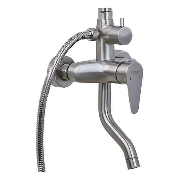 Душова колона із змішувачем Mixxus NEO-009-J (нерж. сталь) (MI6182)