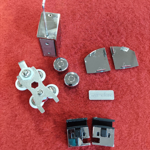 Двері в нішу Koer SR SD05-120x200-TR-01 прозоре скло Easy Clean 6мм, хром (KR5405)