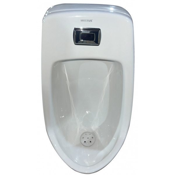 Пісуар підвісний Mixxus Premium BEVEL-1001 390x395x795mm з ІЧ-датчиком автоматичного змиву (MP6661)