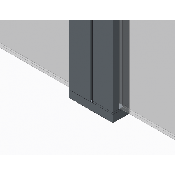 Шторки скляні на ванну Koer SR BS04-95x140-TR-07 прозоре скло 6мм, графіт (KR5404)
